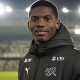 Breel Embolo: capitaine vendredi à Belfast KEYSTONE/ANTHONY ANEX